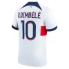 Maglia ufficiale Paris Saint Germain Dembele 10 Trasferta 2023-24 per Bambino